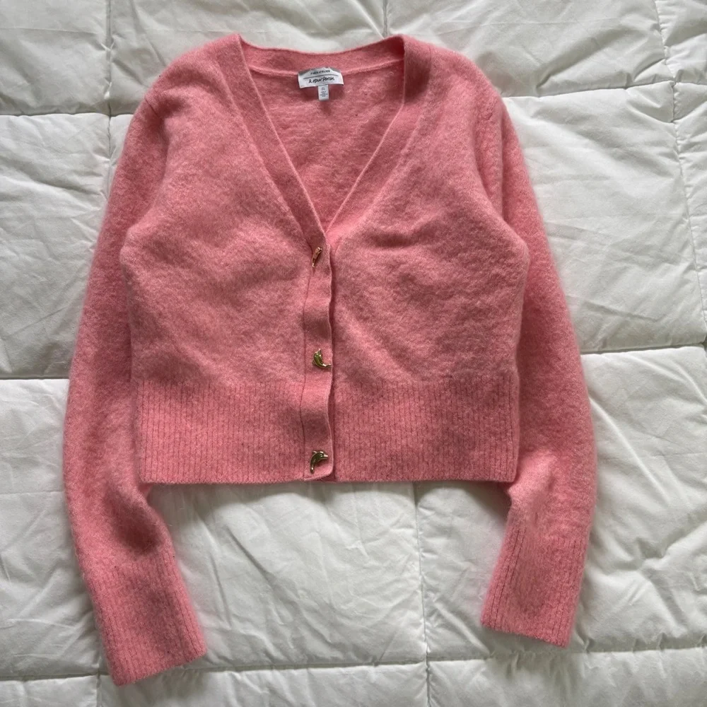 Pink & Other Stories Cardigan Size Large - Picture 2 of 5